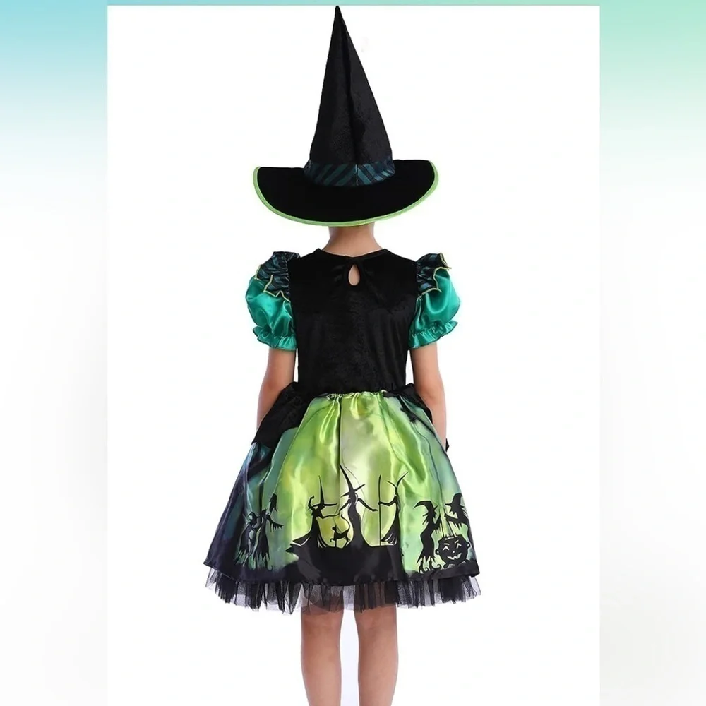 NWT witch costume  -dress and hat  size 3-4 years